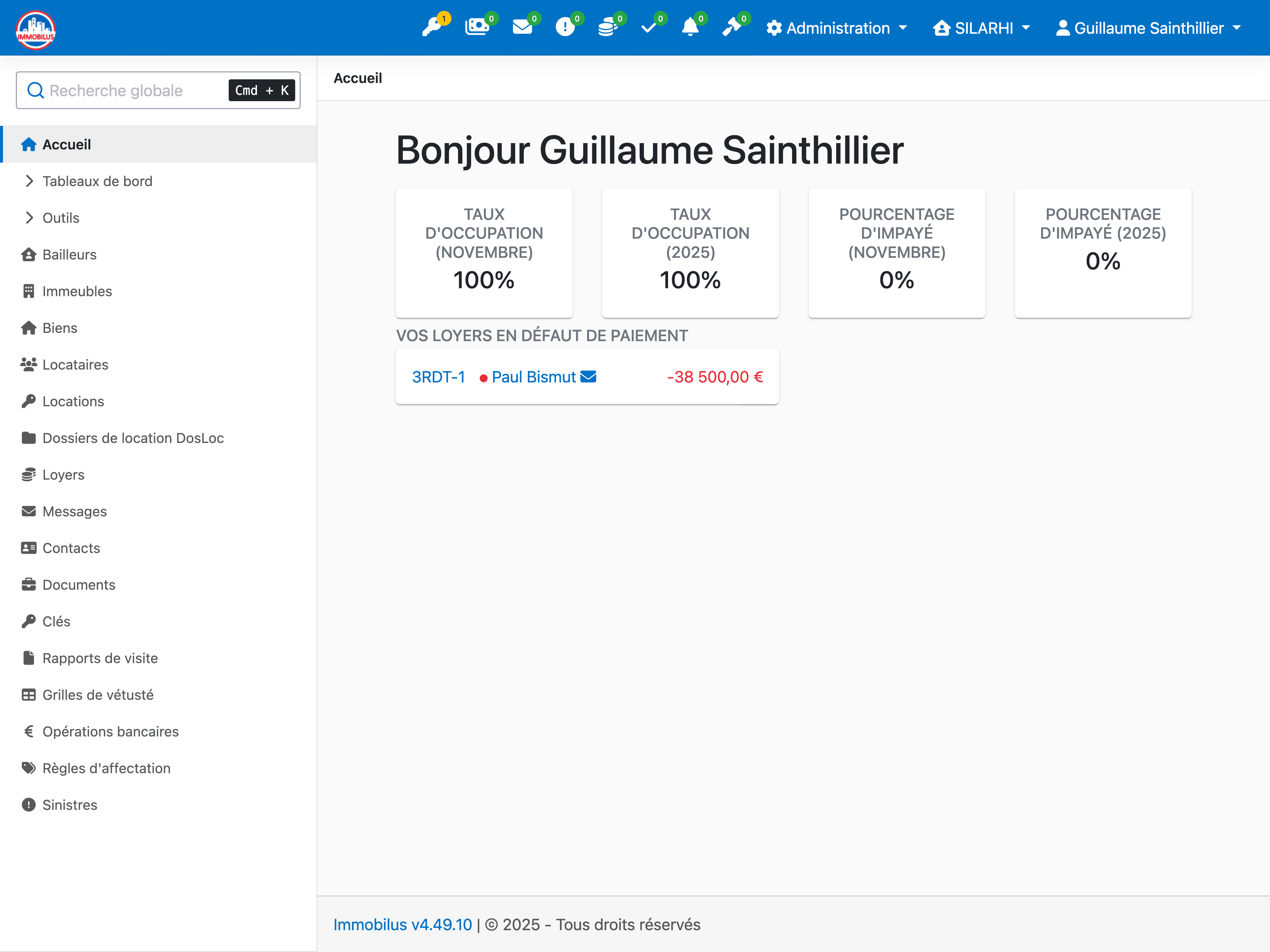 Outil de gestion locative et immobilière